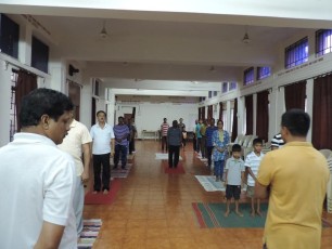 Yoga day on 21-7-15