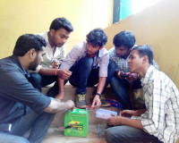 Solar powered mobile charging &LED lighting station